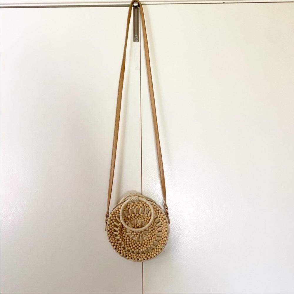 A new day straw circle bag
